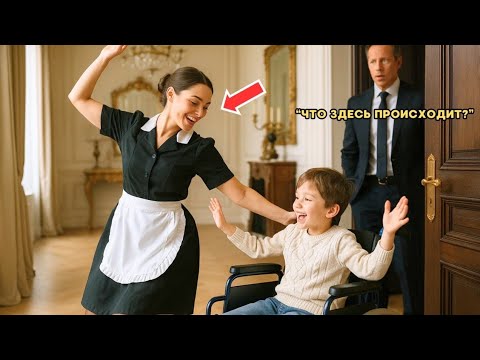 Видео: Миллионер застал уборщицу, танцующую с его сыном в инвалидной коляске. Его поступок шокировал всех!