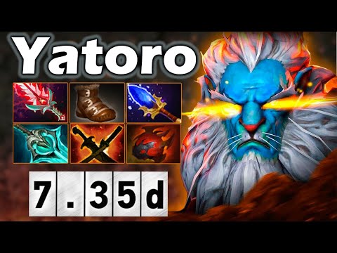 Видео: Яторо на 30 LVL Фантом Лансере, так просто не сдается! - Yatoro Phantom Lancer 7.35 DOTA 2