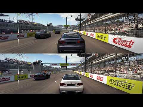 Видео: GRID Autosport -Split Screen race- Игра вдвоём!