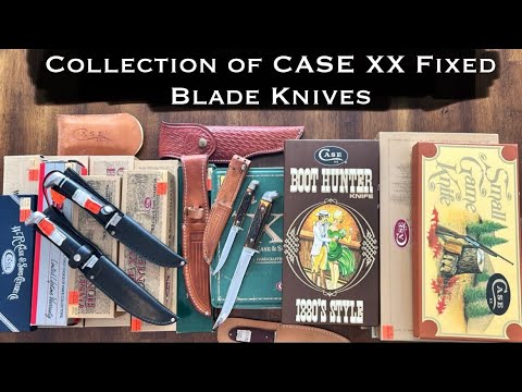 Видео: Распаковка ОГРОМНОЙ коллекции охотничьих ножей CASE XX с фиксированным клинком 1970-х - 2000-х го...