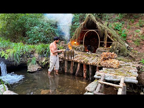Видео: 3-ДНЕВНЫЙ КЕМПИНГ на выживание в одиночку. Ловить и готовить. Постройте ПРИЮТ ДЛЯ БУШКРЕФТОВ - FISH