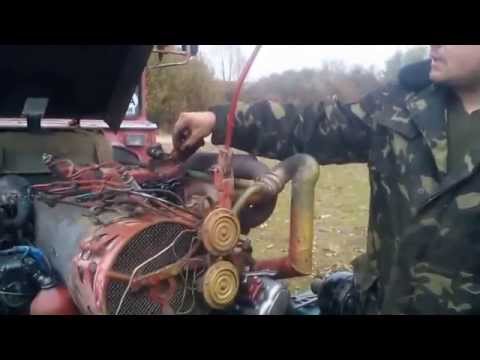 Видео: Установка момента впрыска на тракторе (Т-40, Т-25...)