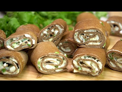 Видео: Вкуснее Вы еще не ели! С самой вкусной НАЧИНКОЙ! Ешь и не можешь остановится! Трубочки печеночные