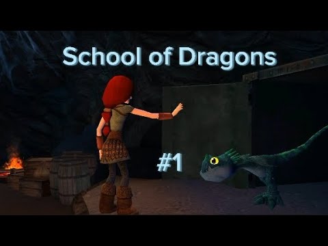 Видео: GAMЕPLAY ПО SCHOOL OF DRAGONS | SOD #1
