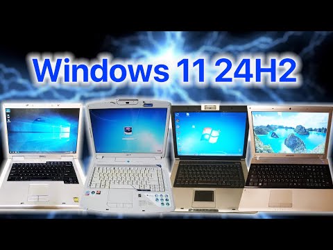 Видео: Большой апгрейд 4: Windows 11 24H2 против 4 старых ноутов!