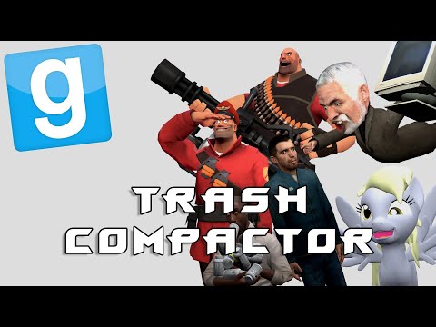 Видео: ВЕСЕЛИМСЯ В [Garry's Mod:Trash Compactor] #5