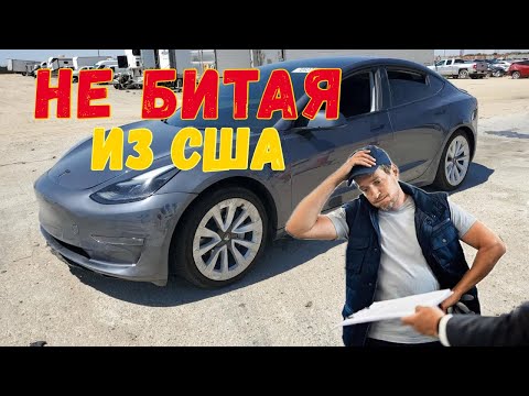 Видео: Сколько стоит не битая Tesla Model 3 из США в 2025?