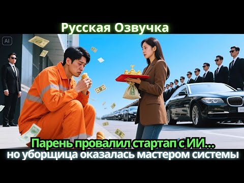 Видео: Парень провалил стартап с ИИ… но уборщица оказалась мастером системы