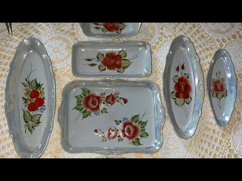 Видео: Посуд з ручним розписом Полтавського ФЗ, приємні спогади з минулого. 