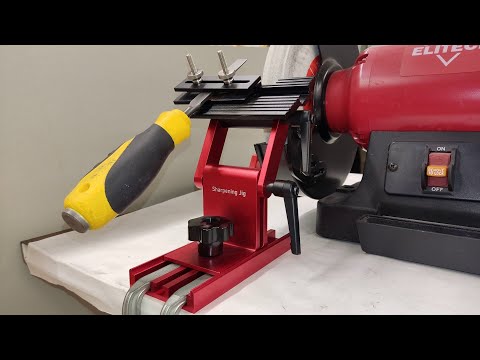 Видео: Регулируемый упор для заточного станка.