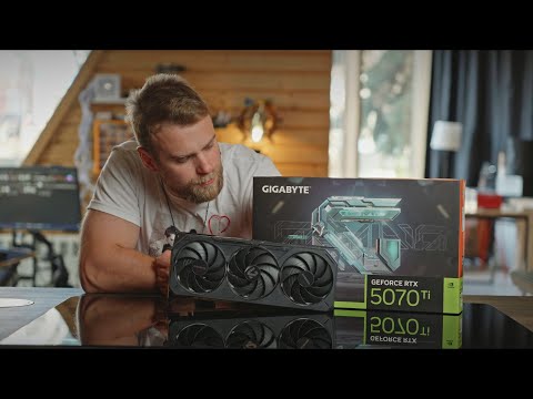 Видео: Видеокарта RTX 5070 Ti GIGABYTE GAMING OC за 100 000 рублей в DNS