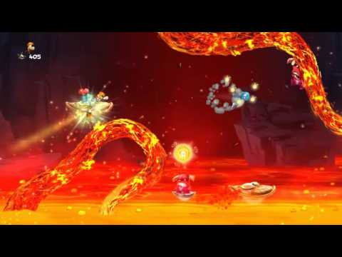 Видео: 43 - Rayman Legends - Пик Олимпа - Геройская гонка с лавой