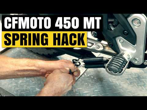 Видео: CFMOTO 450 MT | Ibex 450 – Советы и хитрости по установке центральной подставки