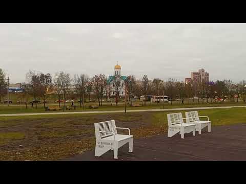 Видео: Место дуэли Пушкина и ЖК Приморский квартал. Средняя Рогатка. Осенняя прогулка . 