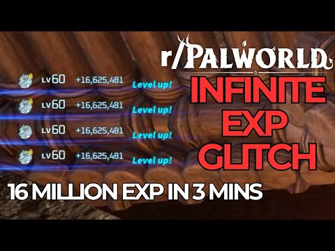 Видео: Как быстро повысить уровень в Palworld — глюк с бесконечным опытом действительно работает! (60-й ...