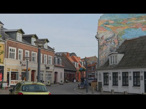 Видео: Город Stege. Прогулка с рассказом. #Дания #улочки 