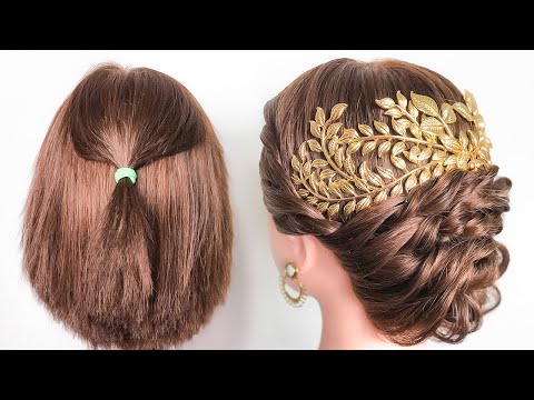 Видео: Быстрая Прическа на КОРОТКИЕ волосы ♡Short Hairstyles ©LOZNITSA