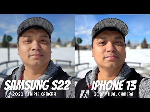 Видео: Сравнение камер Samsung Galaxy S22 и iPhone 13! Кто победит?