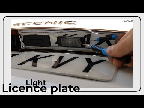 Видео: РЕНО-ДАЧИЯ | Поменять подсветку номерного знака на светодиодную