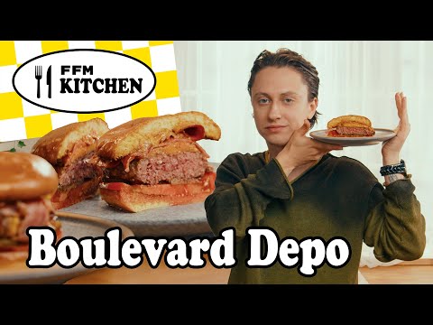 Видео: FFM Kitchen: Boulevard Depo – рецепт бургера из мраморной говядины