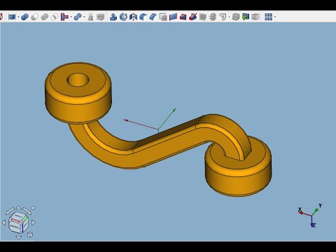 Видео: FreeCAD Часть 98. Опять про пепельницу. Пример создания модели.