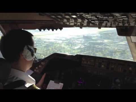 Видео: Заход в а/п Лос Анжелес Боинг 747-400 Трансаэро.