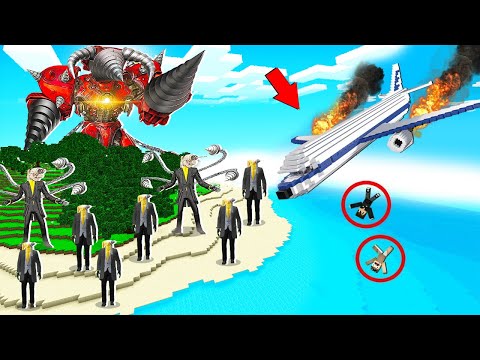 Видео: КРУШЕНИЕ НА ОСТРОВ ДЕМОН ДРЕЛЬМЕН ТИТАН В МАЙНКРАФТ! ЕНОТИК И НУБИК DEMON DRILL MAN TITAN MINECRAFT