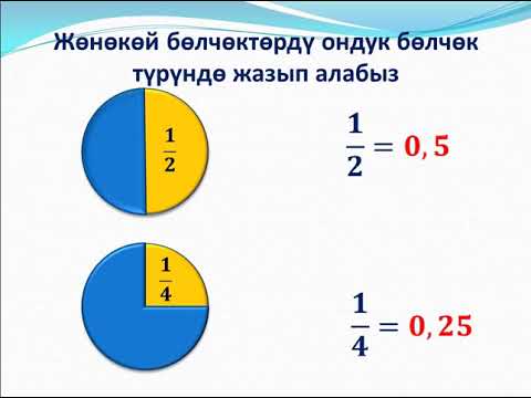 Видео: Бүтүндү анын бөлүктөрү аркылуу туюнтуу. 5 класс