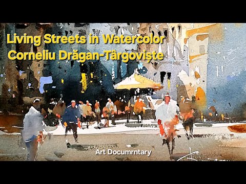 Видео: Живые улицы в акварели: Корнелиу Дрэган-Тырговиште - Художественный документальный фильм