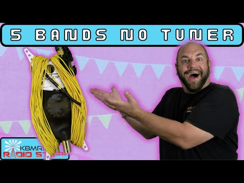 Видео: Как сделать связанную полуволновую антенну с торцевым питанием EFHW