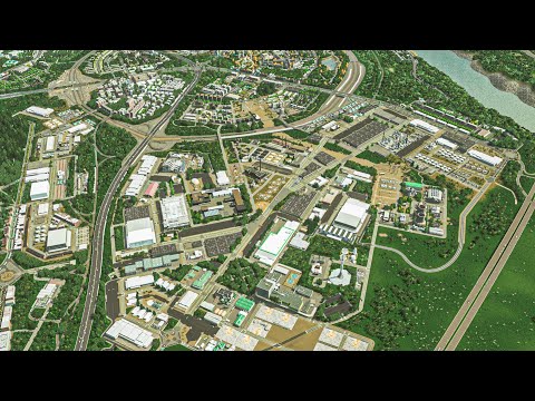 Видео: ОЧЕНЬ УНИКАЛЬНАЯ ИНДУСТРИАЛЬНАЯ ЗОНА Cities Skylines Nurburg #6 Промышленность