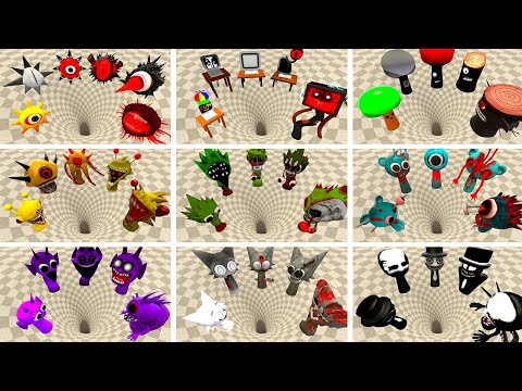 Видео: ВСЯ ЭВОЛЮЦИЯ SPRUNKI INCREDIBOX СЕМЬЯ СПАРТАНСКИЙ УДАР ВОРОНКА в Gmod