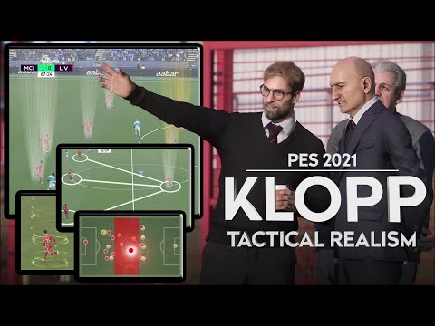 Видео: Использование реальных тактик Клоппа в PES 2021: ложный номер 9 и атакующие защитники | Тактическ...