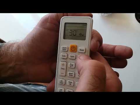 Видео: Samsung R410A газ кондиционер как пользоваться пультом дистанционного управления