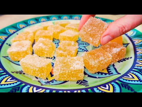 Видео: Сладости навсегда! Домашние желейные конфеты из апельсинового сока, Рецепт вкусных конфет №207