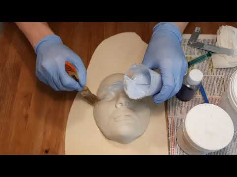 Видео: Как сделать маску на основе слепка. ЧАСТЬ 2. Делаем силиконовую форму