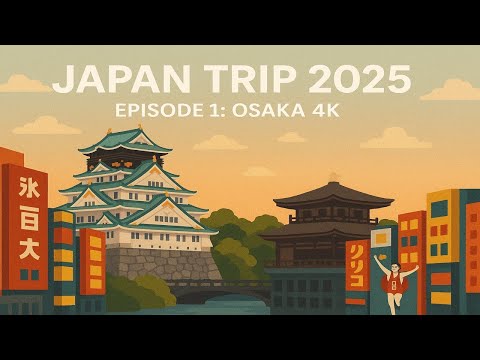 Видео: Japan Trip 2025 🇯🇵 – Episode 1: Osaka 4K / Пътуване до Япония 2025 – Епизод 1: Осака 4K