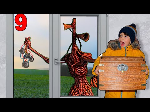 Видео: Сиреноголовый управляет Даней в реальной жизни! Как спастись от Сиреноголового? Фильм Siren head