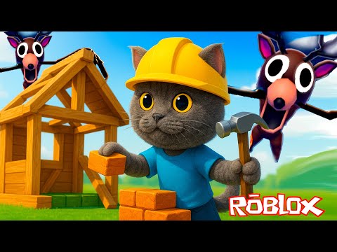 Видео: СТРОЮ ДОМ, ЧТОБЫ ВЫЖИТЬ в РОБЛОКС | Баттерс в ROBLOX