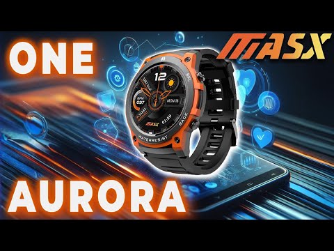 Видео: MASX Aurora One: Умные часы с Amoled дисплеем - всё, что вы хотели знать