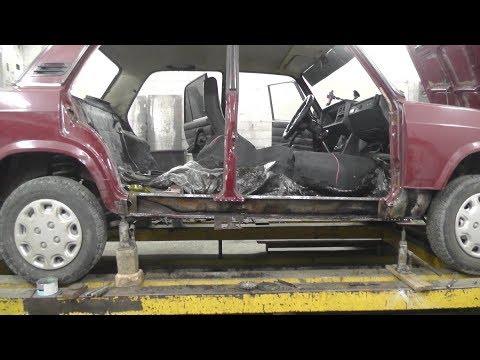 Видео: ВАЗ 2107. Замена порогов. часть ПЕРВАЯ.