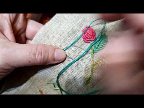 Видео: 7 класс.Вышивка. "Бархатный" шов.