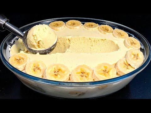 Видео: Только молоко и бананы! Вкуснейшее домашнее мороженое за 5 минут! Десерт без выпечки!