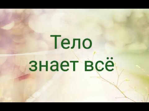 Видео: Тело знает всё #тело  #исцеление  #здоровье  #травма