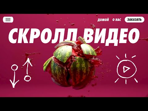 Видео: Крутая Видео анимация в Тильде по скроллу | Анимированный фон в тильде зеро блок | Покадровый скролл