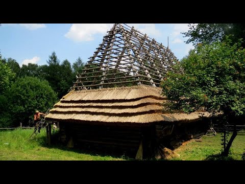 Видео: Як покривають дах соломою