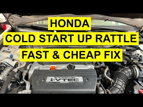 Видео: Как устранить дребезжание при холодном запуске двигателя Honda — быстро, просто и дёшево