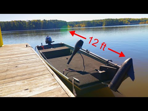 Видео: 12-футовая лодка-джонбот для ловли басса