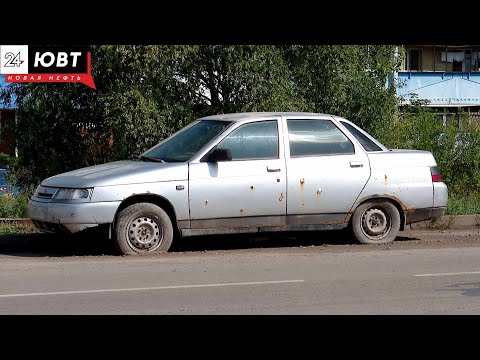 Видео: Брошенные автомобили вывезут с альметьевских дворов