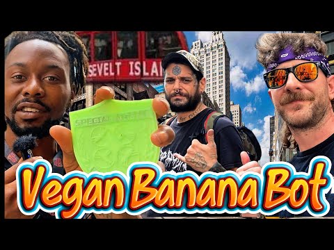Видео: Веганский банановый бот в городе